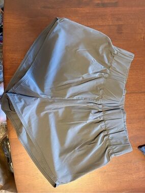 HALARA Gray High-Waist Athletic Shorts